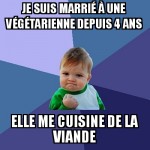 Elle fait des efforts