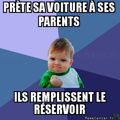 Quand je prète ma voiture