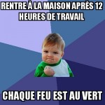 Après une dure journée de travail