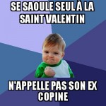 Seul à la saint valentin