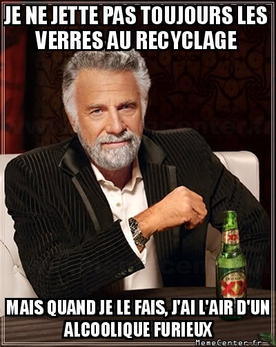 Faire le tri des verres