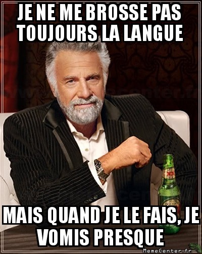 Laver la langue