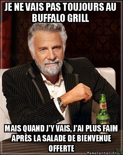 Salade gratuite
