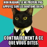 Non madame.