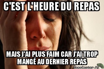 Pas faim :(
