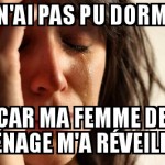 Foutue femme de ménage