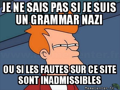 Question récurrente