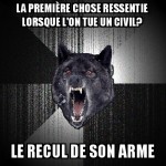 Un capitaine répondant à un soldat.