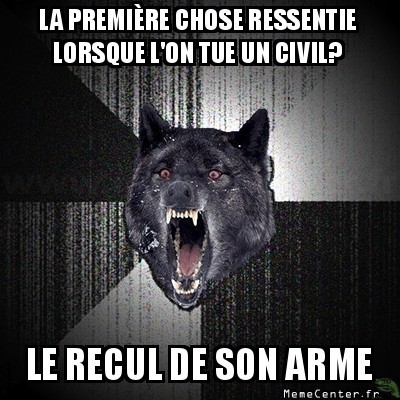 Un capitaine répondant à un soldat.