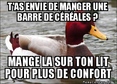 Le bon endroit pour manger ça