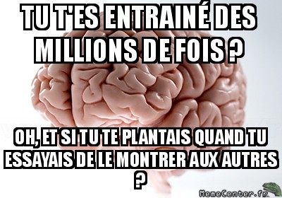 L'entrainement ne suffit pas
