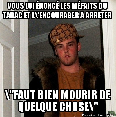 Argumentation du fumeur