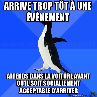 Mince, trop tôt !