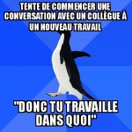 Mauvais début de conversation