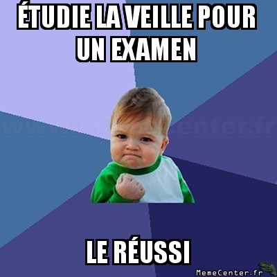 examen réussi