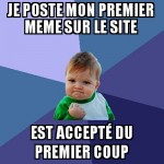 Premier et réussi