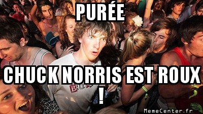 Non, pas toi Chuck !