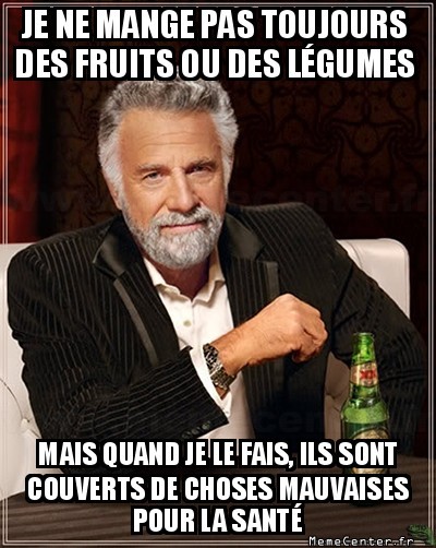 Un repas presque équilibré