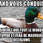Pour éviter un accident