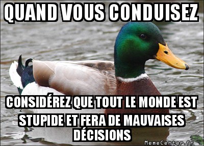 Pour éviter un accident
