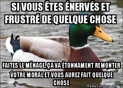 Quand vous êtes énervés