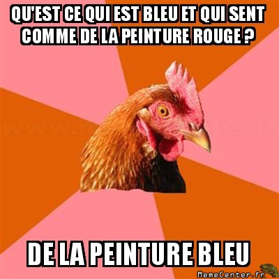 Bleu ou rouge ?