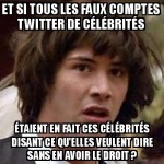 Faux comptes twitter