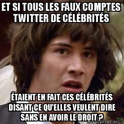 Faux comptes twitter