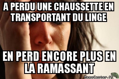 Chaussette perdue