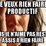 Trop de flemme