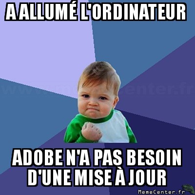 Pas de mise à jour