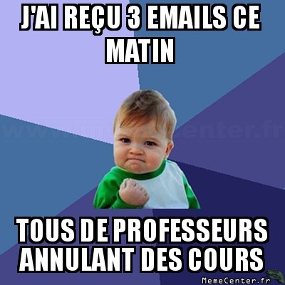 3 bonnes nouvelles