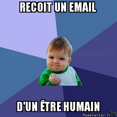 Pas un spam !
