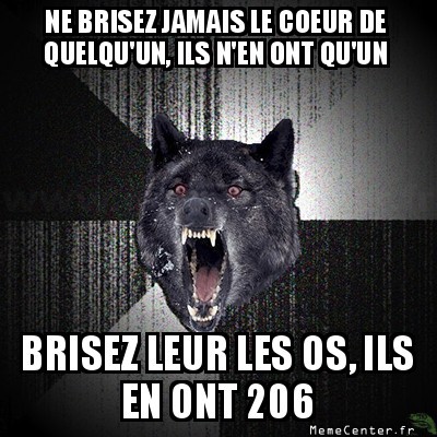 Les choses à briser