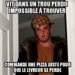 La maison et les pizzas