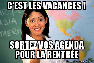 La rentrée ! -_-