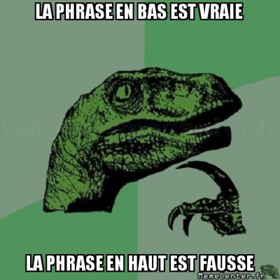 Encore une question métaphysique