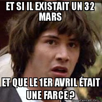 Poisson d'avril ?