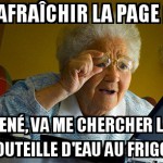 Rafraîchir la page
