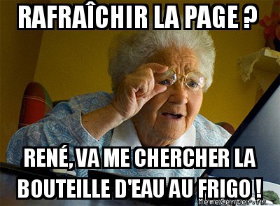 Rafraîchir la page