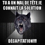 un mal de tête