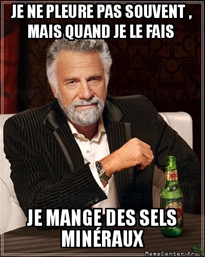 sels minéraux