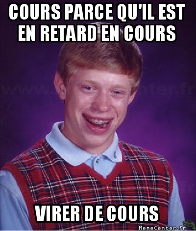En retard