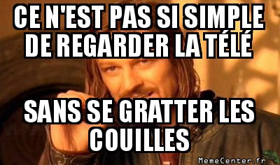 Quand on est dans le canapé