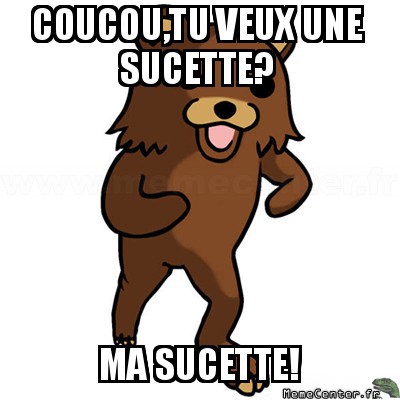 Une sucette ?