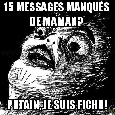 messages manqués