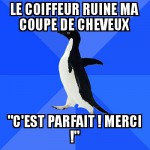 Au coiffeur...