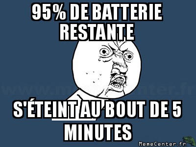 Saleté de Portable !