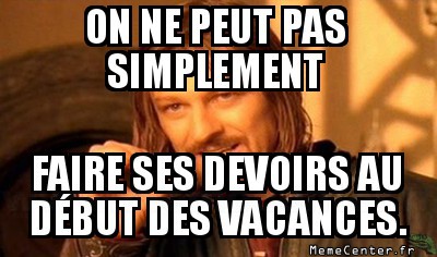 Les devoirs