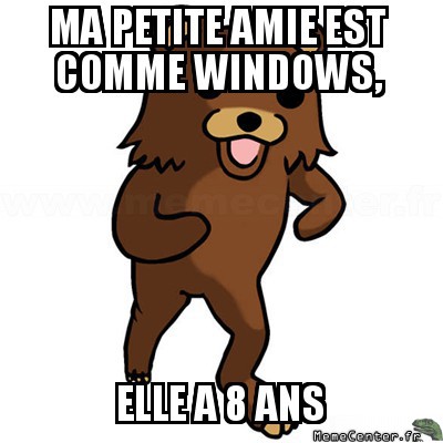 Si pedobear est un geek..